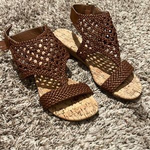 Size 10 brown wedges